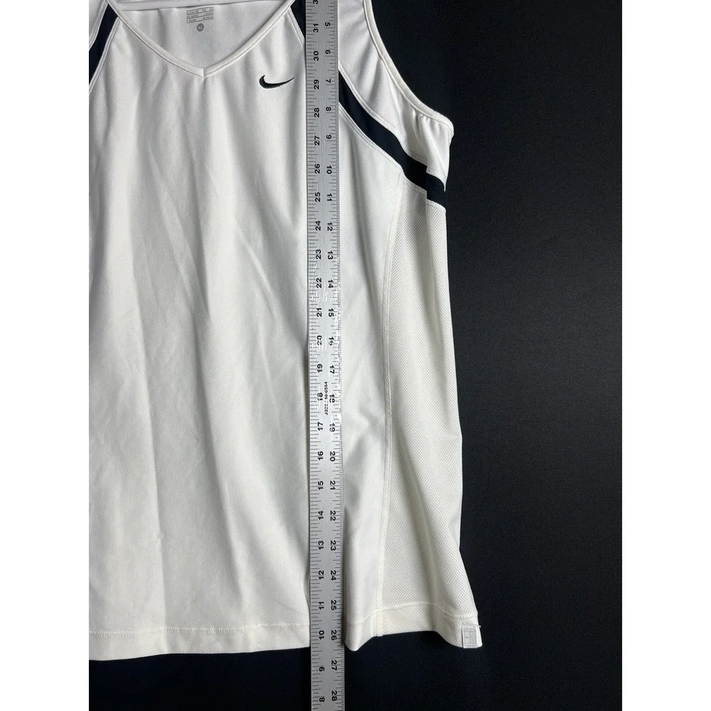 Nike Dri-Fit Womens Workout Gym Tank Top Size XL Logo Gym Activewear
